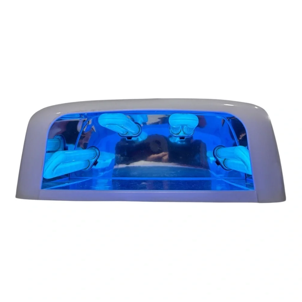 Salon Edge 36 Watt UV Curing Lamp Acrylic Gel Nail Dryer Light Timer - White